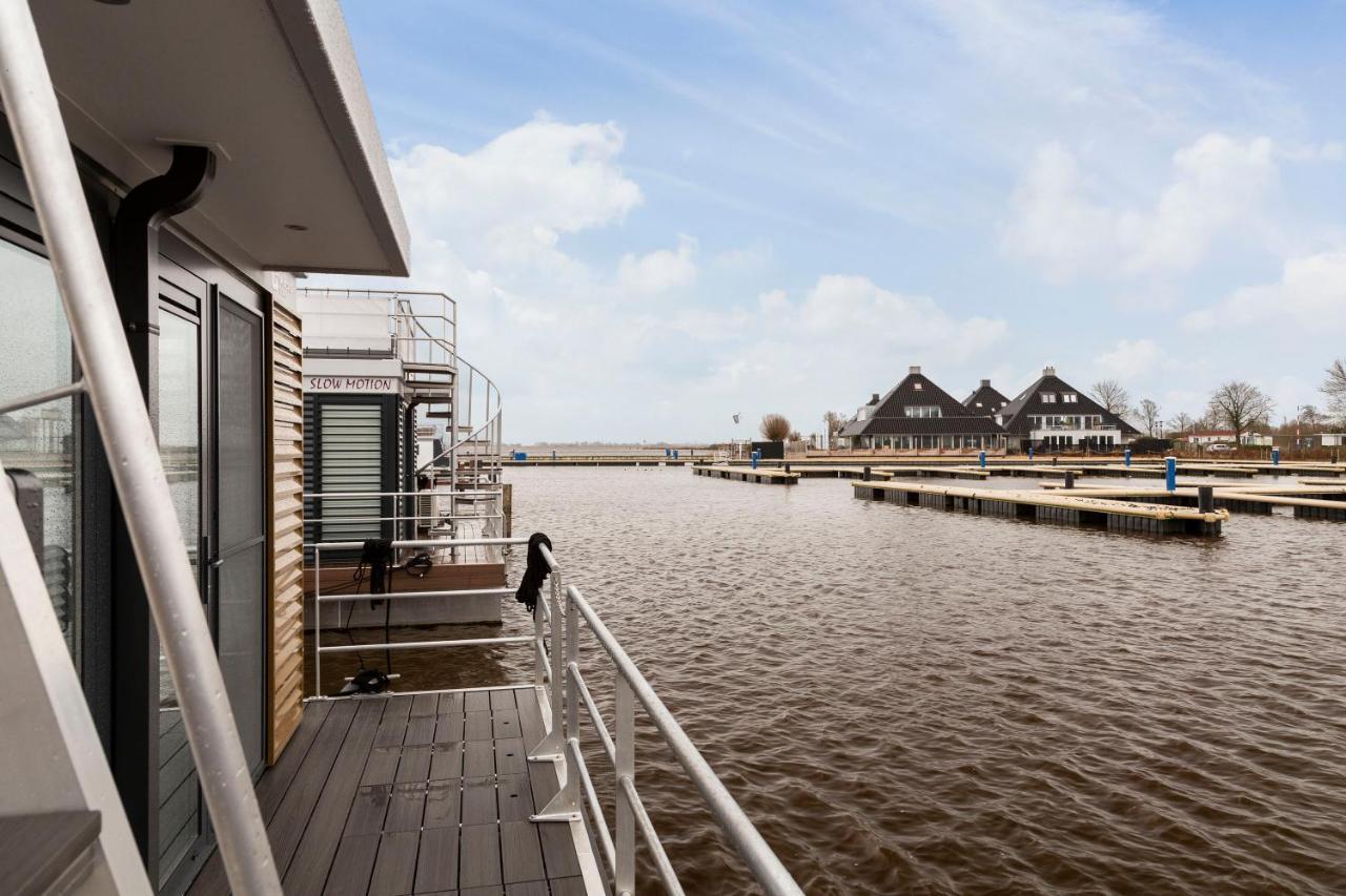Welcome In - Houseboat 'Elysium' Met Eigen Aanlegsteiger Sneek - Offingawier Ngoại thất bức ảnh