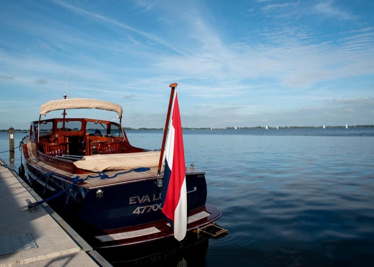 Welcome In - Houseboat 'Elysium' Met Eigen Aanlegsteiger Sneek - Offingawier Ngoại thất bức ảnh